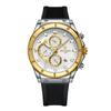 REWARD83969 Reloj de Hombre Calendario Reloj de Cuarzo Reloj de Cinta Business Casual Seis Agujas Reloj de Hombre