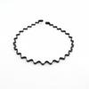 Diadema deportiva de acero antideslizante con múltiples ondas para el lavado facial, estilo coreano, unisex, accesorios para el cabello