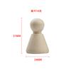 Manualidades de Madera Adornos Figuras de Madera Muñecas de Madera Pintadas Creativas para Niños Madera Natural Color Figuras Pequeñas de Madera Al por Mayor