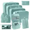 2025 Novas Sacolas Organizadoras Populares para Cosméticos, Mudança, Viagem, Conjunto de Sete Peças para Roupas, Colchas, Roupa Íntima, Desktop Atacado