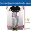 Frete Grátis Sacolas Plásticas Atacado Branco Transparente Tamanho Grande Espessura Reforçada Sacolas Tipo Colete Sacolas de Embalagem para Armazenamento de Roupas Sacola Sacolas Plásticas