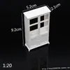 Materiales para Maquetas de Mesa de Arena para Construcción Estudiante DIY Muebles de Interior Cama Armario Mesa Silla Sofá 1:20