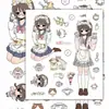 Diario Collage de Chicas Dulces de Bayas AnimeCreativo Chica Anime Suave y Linda Pegatinas Bidimensionales