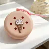 Bolsa de Agujero de Silicona con Dibujo Animado Spot, Mini Billetera para Monedas, Bolsa DIY para Cosméticos, Bolsa para Auriculares, Colgante para Llavero, Regalo