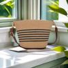 Bolsa Feminina Tecida de Palha Verão Estilo Ins 2026 Nova Bolsa de Praia Viagem ao Ar Livre Litoral Férias Bolsa Transversal Retro Atacado