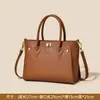 Bolso de Mano para Mujer de Comercio Exterior Transfronterizo, Bolso de Hombro de Gran Capacidad con Cremallera de Seguridad, Doble Uso Hombro y Mano, Bolso Sencillo para el Trabajo Diario para Mujeres