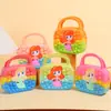 Bolsa de mão de silicone de princesa para crianças, porta-moedas fofo para guardar, bolsa de brinquedo para alívio do estresse, bolsa de ombro transversal para meninas atacado