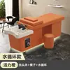Cama de Lavado Totalmente Reclinable Estilo Tailandés, Cama de Circulación de Agua para Terapia Capilar en Salón de Belleza, Cama de Terapia Capilar con Masaje Dedicada para Salón de Peluquería, Cama de Belleza