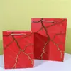 Bolsas de Tote de Papel Blanco con Patrón de Mármol al por Mayor en Stock, Bolsas de Compras de Ropa con Estampado de Foil de Papel Blanco y Negro, Bolsas de Regalo