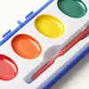 Pintura Ovalada Semi-Seca de 8 Colores Caja de Plástico Acuarela Sólida Pintura Arte Callejero Venta Directa de Fábrica