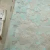 Tela jacquard abstracta floral en relieve con hilo dorado, nueva para primavera y verano, para vestidos de moda, trajes de gala y chalecos, material semitransparente teñido en hilo