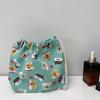 Paquete de Lona de Dibujos Animados Bolsillo Estéreo Bolsa Cosmética Bolsa a Prueba de Polvo para Mujer Bolsa Forro Bolsa Cosmética Almacenamiento de Labiales