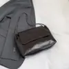 Bolsa Tote de Corrente Grande Capacidade Commuter Prata High-End Bolsa de Ombro Novo Design de Nicho Retrô Transversal Bolsa Feminina