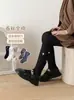 Novedad Otoño 2026 Mallas de Algodón Peinado con Rayas Verticales Cielo Estrellado para Niñas Leggings de Estrella para Bebés Niños Modernos