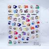Pegatina de arte de uñas tridimensional con relieve 5D conejo blanco toffee hasta taza de papel de pato oso calcomanía para uñas se puede aplicar en la cara