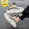 Babudou Wholesale Zapatos para Niños Primavera y Otoño Nuevos Zapatos Deportivos de Malla Transpirable para Niños Zapatos para Correr de Doble Malla para Niños