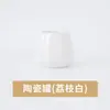 Tazas de Almacenamiento de Tenedores de Fruta de Cerámica de Lujo Ligero Alto Valor de Color Juego de Cubiertos de Acero Inoxidable Tenedor de Fruta Tenedor de Mesa para el Hogar