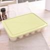 Caja de huevos de almacenamiento de cocina creativa colorida de 24 compartimentos caja de almacenamiento de plástico a prueba de roturas caja para mantener la frescura en el refrigerador venta al por mayor
