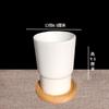 Macetas para Suculentas Macetas de Cerámica para Suculentas Macetas de Porcelana Blanca Macetas Simples Hechas a Mano Plantas Suculentas Flores Pequeñas Huaishai