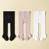 Suministro Exclusivo Transfronterizo de Calcetines Básicos Versátiles de Color para Bebés Niñas, Mallas Acrílicas, Calcetines Zhuji