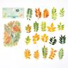 Poesía de Azúcar Planta Hoja Serie Natural Paquete de Pegatinas Hoja Única Zhiqiu Material para Manual de Ins 40 Piezas en 6 Estilos