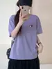 Camiseta de Algodón Copo de Nieve de Fábrica Original, Dropshipping de una Pieza, Cuello Redondo, Adelgazante, Versátil, Manga Corta, Verano, Suministro de Tienda Física Shisanxing