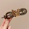 Pinza para el pelo de cuentas estilo coreano para mujer, pinza de tiburón elegante, pinza de torsión, accesorio para el pelo de Yiwu, pasador