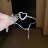 Pulsera geométrica de diamantes con sentido del diseño moderno estilo ins temperamento simple pulsera para novia celebridad de internet pulsera personalizada que combina con todo