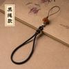 Cordão de corrente de telefone móvel de alta qualidade chaveiro pingente masculino pulso curto Internet-famoso pingente feminino tecido à mão forte e durável