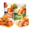 26 Sabores de Pato Pequeño Doméstico Limón Ácido y Picante Patas de Pato Deshuesadas 90g Patas de Pato Deshuesadas Picantes 75g 30 Paquetes por Caja