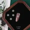 Joyería para Uñas Transfronteriza Copo de Nieve Aleación Diamante para Uñas Año Nuevo Navidad Copo de Nieve Pedrería Accesorios para Uñas Fábrica de Origen