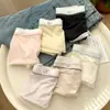 2695 Calça Mascarada Sem Costura de Seda Gelada Respirável Leve Toque de Pele Nua Algodão Puro na Virilha Cintura Média-Alta Tamanho Plus Calcinha Feminina