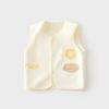 Chaleco para Bebé Chaleco Protector de Vientre Otoño e Invierno Doble Capa Chaqueta sin Mangas para Niños Top Cálido de Algodón Puro para Recién Nacido