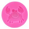 Molde de Silicona de Cangrejo Molde para Decoración de Pasteles de Fondant y Chocolate Molde para Hornear