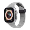 Adequado para Pulseira de Apple Watch S1-10 Geração Ultra Hermes Fivela Dobrável Monocromática Pulseira Esportiva de Silicone
