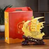 Adorno de Velero de una Vela Navegación Suave Manualidad Escritorio de Oficina Feng Shui Sala de Estar del Hogar Decoración de Gabinete de Vino