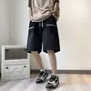 Shorts de Mezclilla Finos de Verano para Hombre, Holgados Casuales Tallas Grandes Estilo Coreano Modernos Versátiles