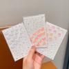 Adesivos de Maquiagem Facial Super Fada Infantil Concha Pérola Strass Borboleta Menina Bebê Maquiagem para Apresentação Adesivos Faciais de Diamante Adesivos para Canto dos Olhos