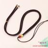 Colgante de joyería cordón atado oro Buda Esmeralda público cuerda para el cuello venta al por mayor para hombres y mujeres Jade Wenwan hecho a mano cordón sólido