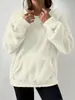 Sudaderas casuales de manga larga de color liso, moda otoño/invierno transfronteriza europea y americana para Amazon y AliExpress 2025