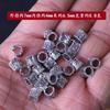 Acessórios de joalheria DIY furo grande pulseira manga prata Xizang contas miçangas contas Xizang materiais boutique feitos à mão