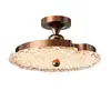 Lámpara de Techo Vintage Estilo Francés para Dormitorio, Protección Ocular de Espectro Completo, 2026 Lujo Joven Creativo Estudio Iluminación Zhongshan 412L