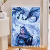 Prodigio Nezha Causa Revuelo en el Mar Pintura al Óleo Digital DIY Pintado a Mano Coloreado Pintura Acrílica Animación Pintura Decorativa Fabricante Mayorista