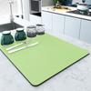 Pequenos talheres de mesa de jantar frescos Pratos Almofada de isolamento térmico Bar Bancada Controle de água Almofada absorvente Diatomáceas Lama Almofada de drenagem de cozinha