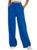 2026 Pantalones Largos Deportivos de Pierna Recta de Cintura Alta de Pierna Ancha Casuales con Cordón Pantalones de Chándal Moda Femenina Tendencia