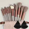 Set de Pinceles y Esponjas de Maquillaje Sijiqing de 13 Piezas Herramienta Set Venta Directa de Fábrica