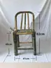 Respaldo de silla de bambú silla anticuada retro taburete de bambú puro hecho a mano tradicional nostálgico tejido de bambú silla pequeña de bambú silla pequeña de ratán muebles