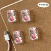 Protector de Cable de Datos con Patrón de Enfermera de Corazón Rosa, Antiroturas, Protección de Cable de Datos Tipo-C/Phone