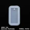 Molde de Pingente Molde de Etiqueta Osso de Cachorro Material para Artesanato DIY Cristal Epóxi com Furo Etiqueta para Pendurar Chaveiro Silicone