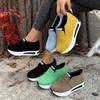Zapatos de Plataforma de Otoño de Estilo Coreano Nuevo 2025 de Moda para Mujer con Altura Aumentada, Zapatos Casuales Transpirables al por Mayor